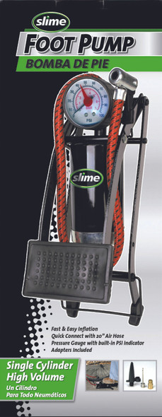 Slime Single Cylinder Foot Pump 2061-A