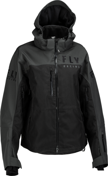 Fly Racing Women'S Carbon Jacket Black/Grey 4X 470-45004X