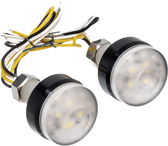 Letric Lighting Co Grip-Light Led Flush Black White/Amber Llc-Bsm-Ts