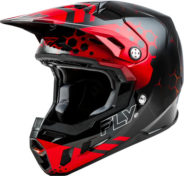 Fly Racing Formula Cc Tektonic Helmet Black/Red/Orange Xs 73-4331Xs