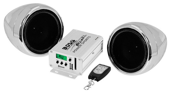 Boss Audio Mc520 Speaker System 600W Chrome 3" Bar Mnt Bt Mc520B