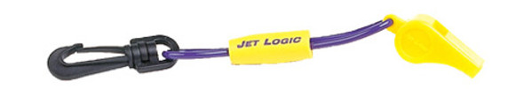 Kwik Tek Whistle With Lanyard Purple /Yellow W-1