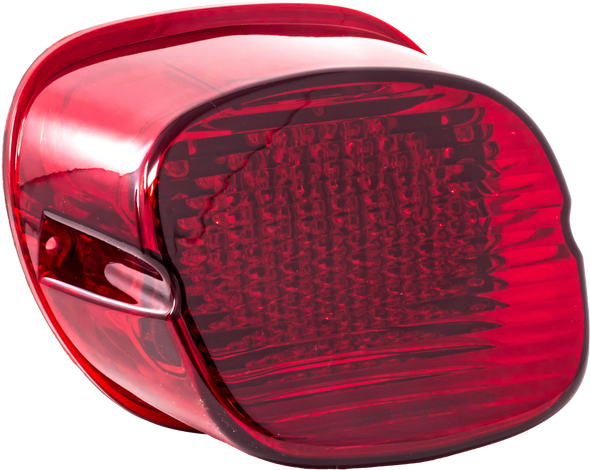 Letric Lighting Co Delux Slantback Led Tailght Red Lense Llc-Ds-R