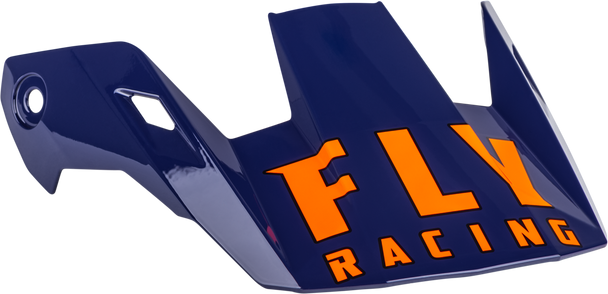 Fly Racing Rayce Helmet Visor Navy/Orange/Red Xl 73-91157