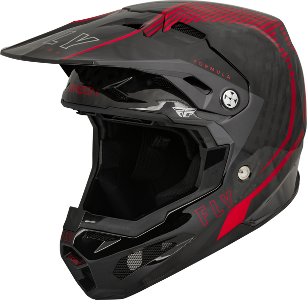 Fly Racing Formula Carbon Tracer Helmet Red/Black Xs 73-4443Xs