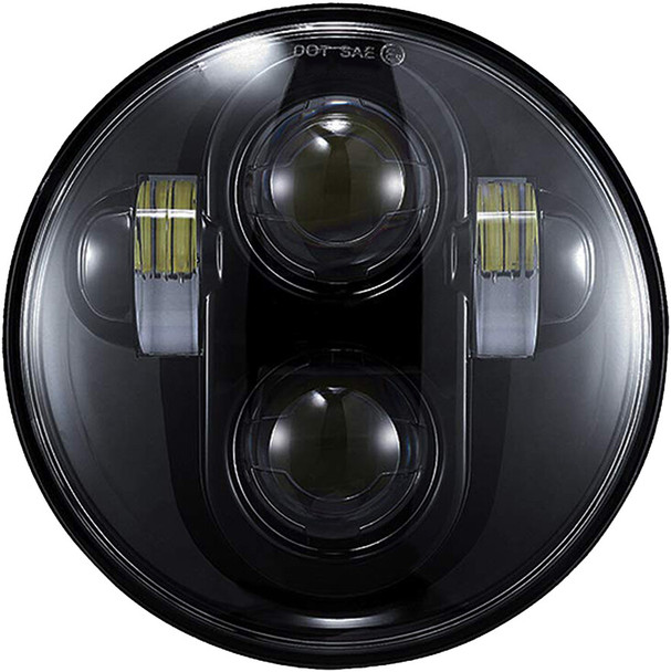 Pathfinder 5 3/4" Led Headlight Black High Definition Hd5Mb