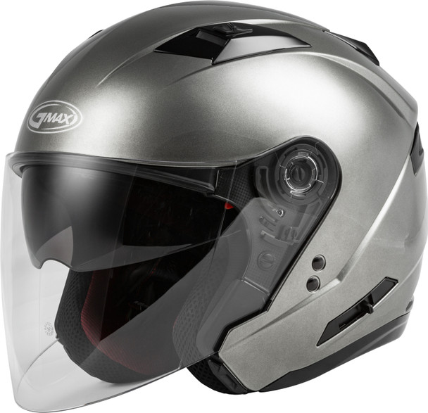 Gmax Of-77 Open-Face Helmet Titanium Md O1770475