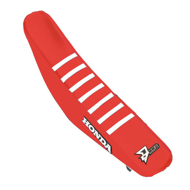 D-Cor Seat Cover 2018 Geico Red/White W/Ribs 30-10-470