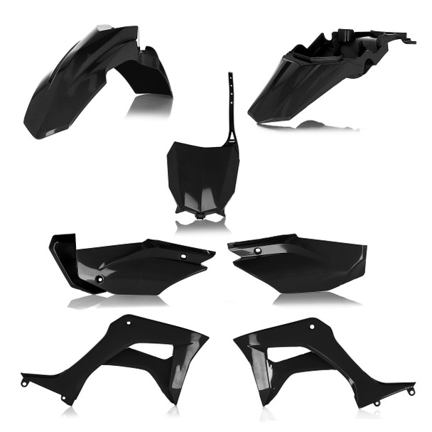 Acerbis Full Plastic Kit Hon Black 2861930001