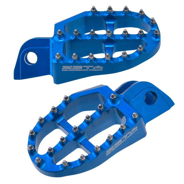 DRC Aluminum Footpegs Hus H-Blue Ze93-1819