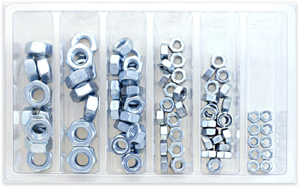 Bolt Hex Nut Assortment 90 Piece Kit Sv-Hexnut