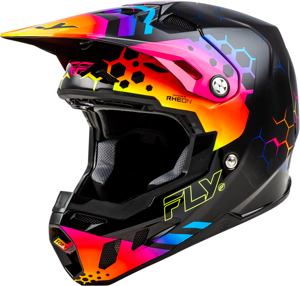 Fly Racing Youth Formula Cc Tektonic Helmet Black/Sunset Yl 73-4332Yl