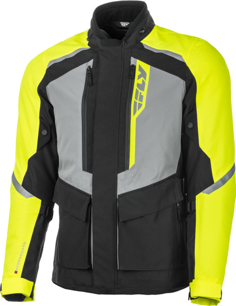 Fly Racing Terra TrEK Jacket Black/Hi-Vis 4X #6179 477-2114~8