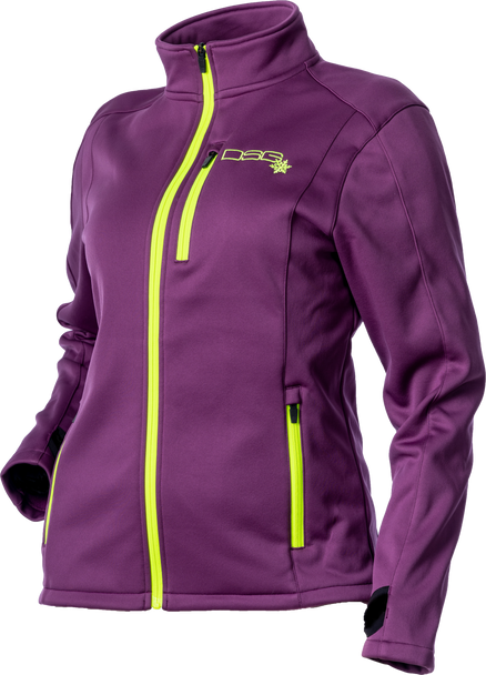 DSG Performance Fleece Zip Up Deep Amethyst Lg 52366