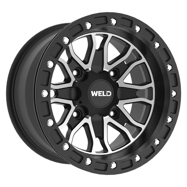 Weld Wheels Raptor Beadlock Satin Mil 15X10 5+5 4X137 U501B0042500