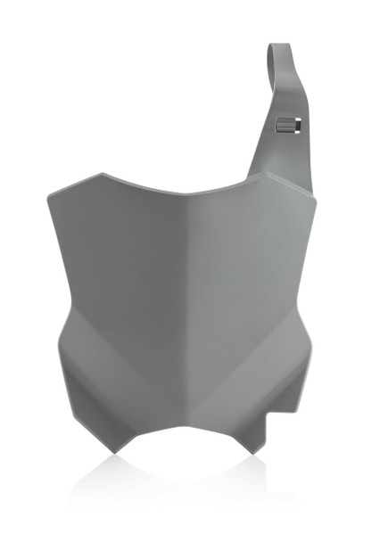 Acerbis Front Number Plate Grey 2449390011