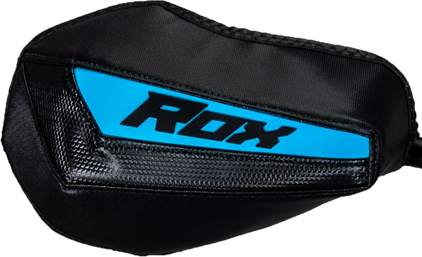 Rox Gen 3 Flex-Tec Handguards Blk/Lt Blue Ft3-Hg-Ov