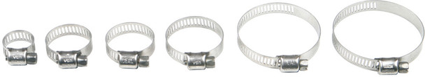 Helix Stainless Steel Hose Clamps 58-83Mm 10/Pk 111-6244