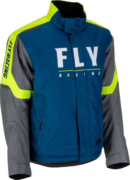 Fly Racing Outpost Jacket Blue/Hi-Vis Sm 470-4145S