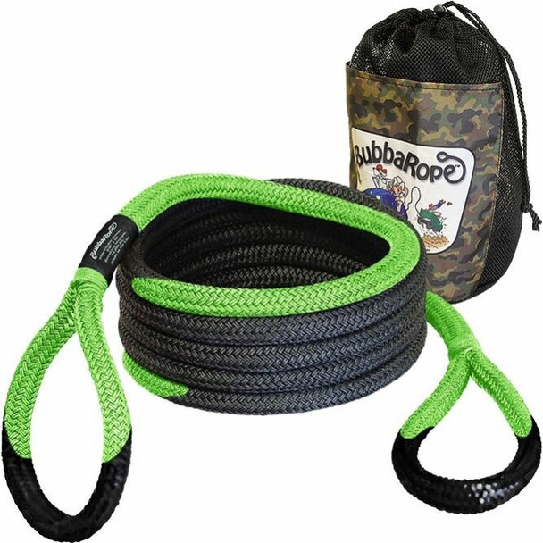 Bubba Ropes 5/8" X20' Sidewinder Utv Recovery Rope Green Eyes 176653Gr