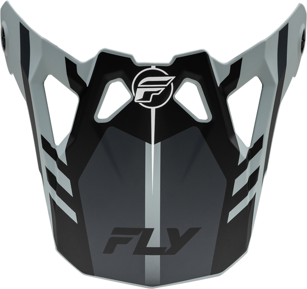 Fly Racing Formula Cp Krypton Visor Matte Grey/Black M-2X 73-0041