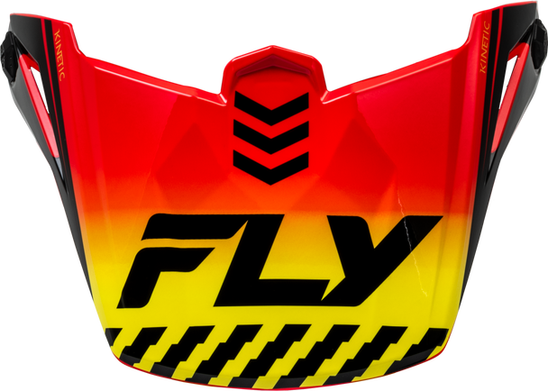 Fly Racing Kinetic Menace Visor Red/Black/Yellow F73-8671
