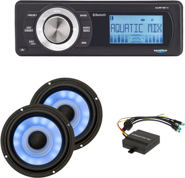 Aquatic Av Ultra Rgb And Stereo Kit `98-13 Flt/Flh Hk104