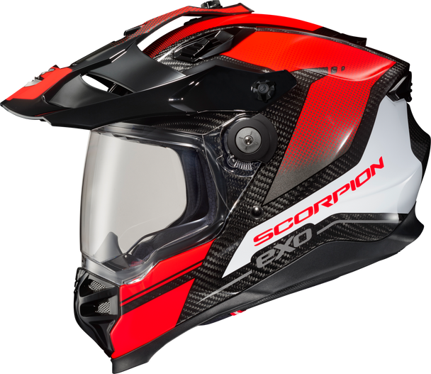 Scorpion Exo Xt9000 Carbon Full-Face Helmet Trailhead Red Xl Xt9-1036