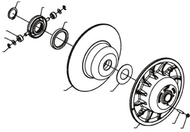 Venom Products Belt Adj. Screw For Rapid Reaction Clutches 105210