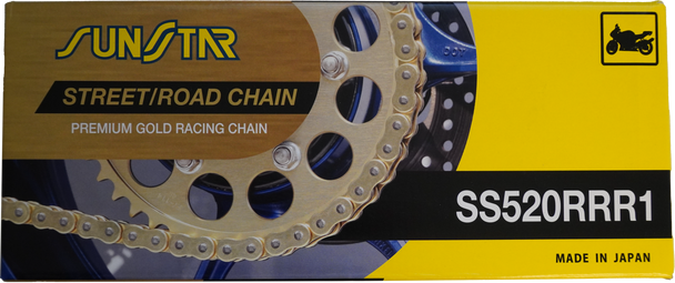 Sunstar Chain Rrr1 Sealed 520X116 Gld/Gld Ss520Rrr1-116