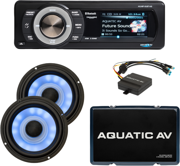 Aquatic Av Ultra Harley Package `98-13 Flt/Flh Aq-Uhp3
