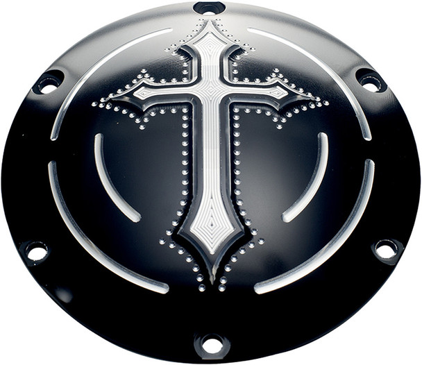 Prec. Billet Derby Cover Darkside Black Drk-230-Spt-Blk