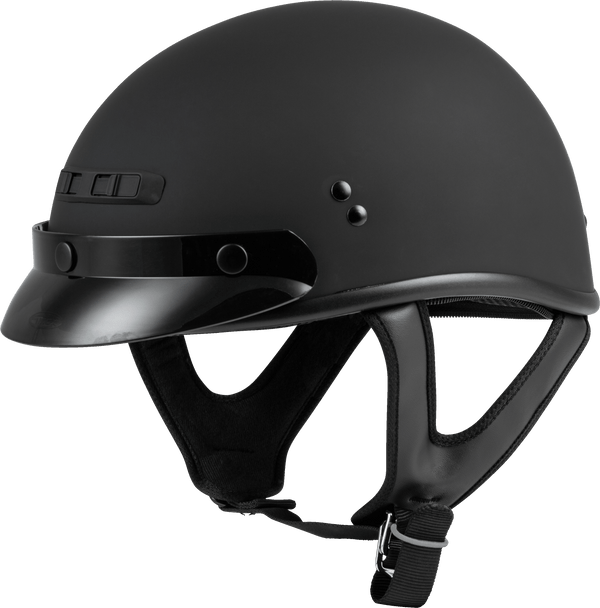 Gmax Gm-35 Half Helmet Full Dressed Matte Black Sm G1235074
