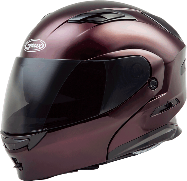 Gmax Md-01 Modular Helmet Wine Red Lg G1010106-Ece