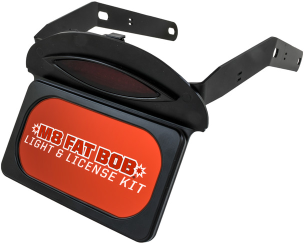 Baggernation Fat Bob Light And License Kit `18-Up Fxfb Lpf-M8Fb-Sb