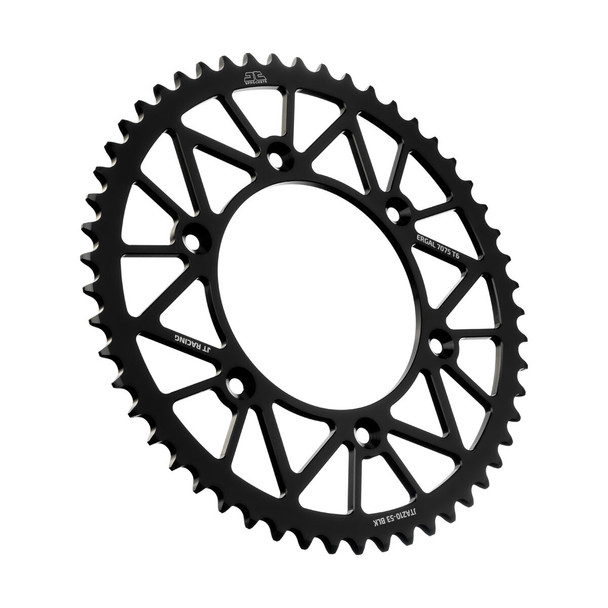 Jt Rear Racelite Sprocket Alum 53T-520 Blk Beta/Hon Jta210.53Blk