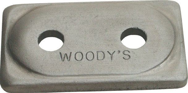 Woodys Angled Double Digger Support Plate 12/Pk Ada2-3775