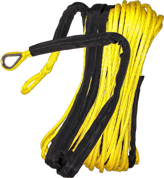 Open Trail Synthetic Winch Rope 1/4" Diameter X 50 Ft. Yellow 700-3150