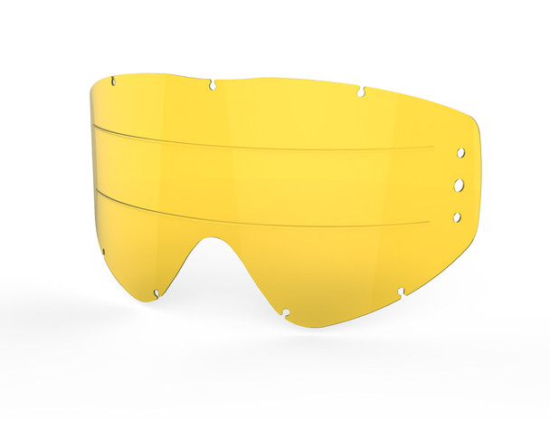 EKS Brand Go-X Zip-Off Rain Lens Yellow 067-40285