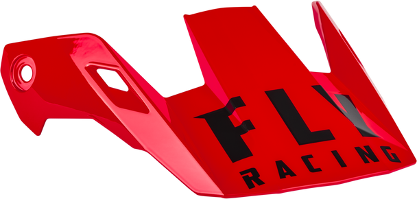 Fly Racing Rayce Helmet Visor Red/Black Yl 73-91158Y