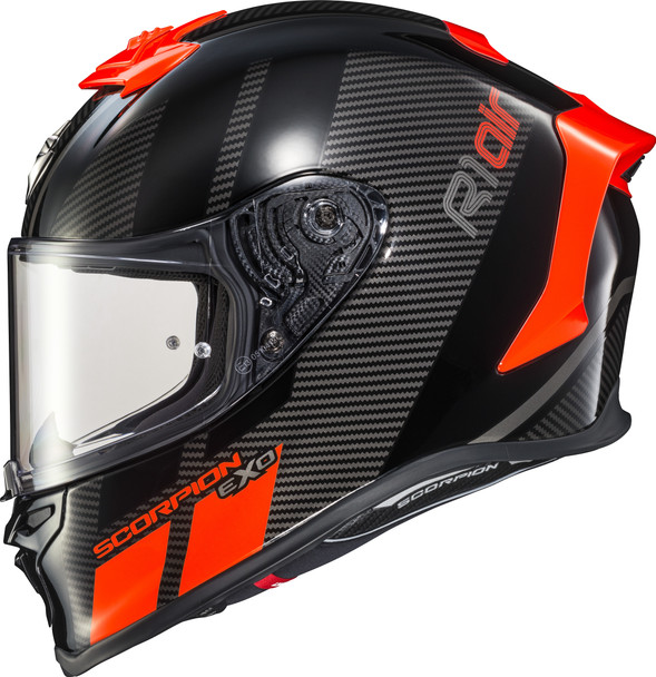 Scorpion Exo Exo-R1 Air Full Face Helmet Corpus Neon Red 2X R1-1027