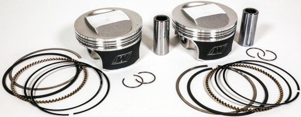 Wiseco Tracker Piston Kit Evo Flat Big Twin 1340 8.5:1 +.020 K0215P2