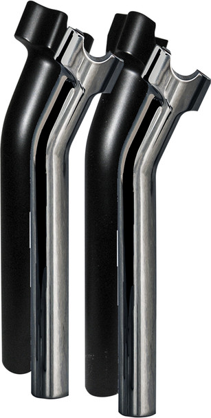 Wild 1 Chubby 9.5" Pullback Risers Black Wo530B