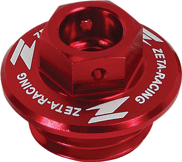 Zeta Oil Filler Plug Red Ze89-2210