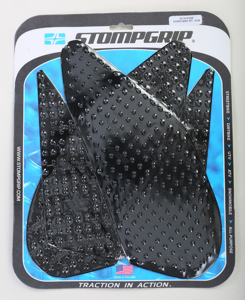 Stompgrip Tank Pad Kit Volcano Black 55-10-0120B