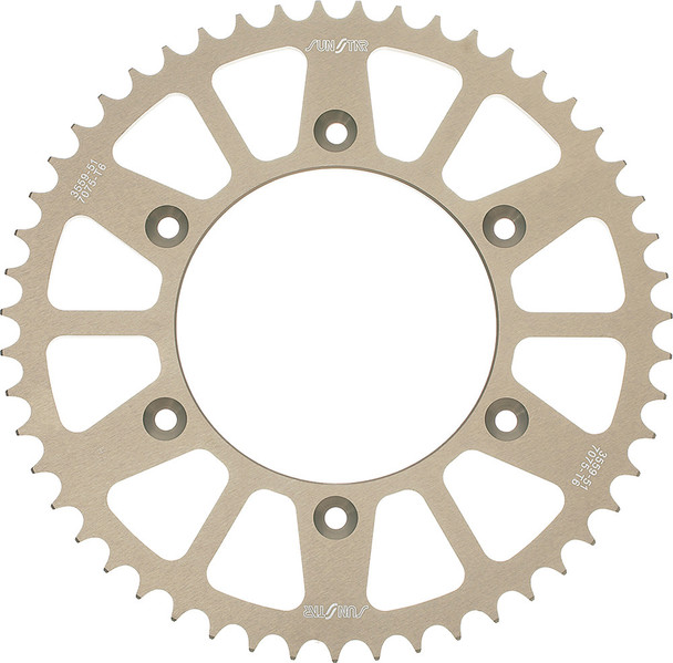 Sunstar Rear Sprocket Aluminum 39T-520 Yam 5-354039