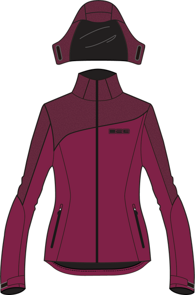 DSG Malea Softshell Jacket Garnet Heather Xs 52138