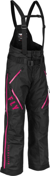 Fly Racing Women'S Carbon Bib Black/Pink Xs 470-4507Xs