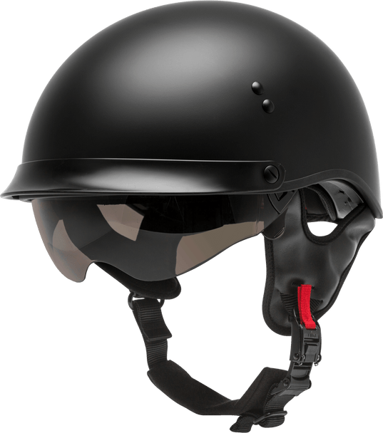 Gmax Hh-65 Half Helmet Full Dressed Matte Black 2X H9650078