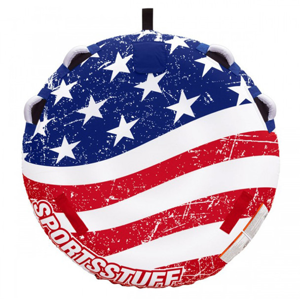 Kwik Tek Sportsstuff Stars & Stripes Kit With Rope & Pump 1 Rider 53-4310K